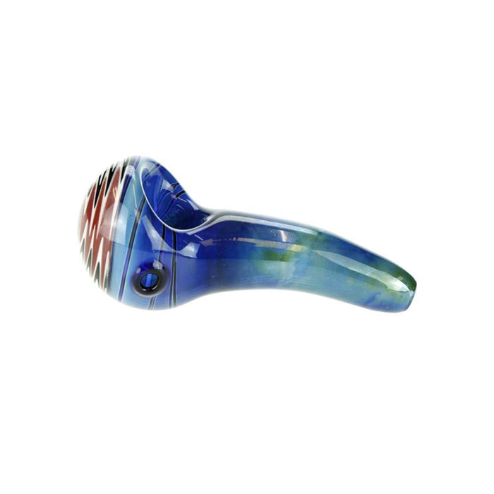 G-Spot Retro Glass Spoon Pipe Swirl Bowl