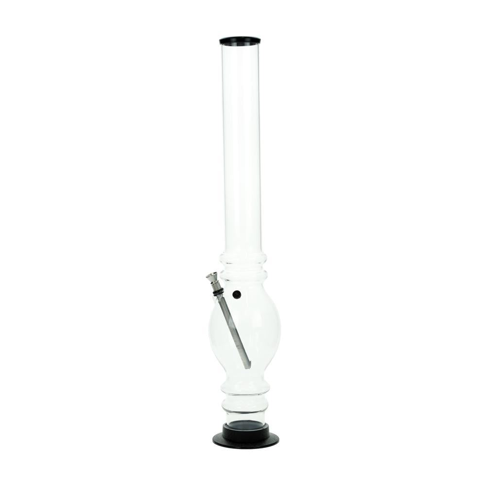 Acrylic 2ft Bubble Bong Clear