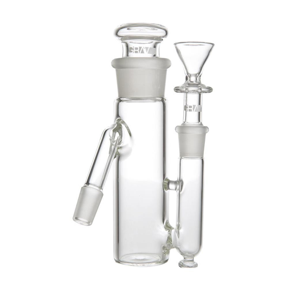 5.5" Phoenix Ash Catcher -  45 degree angle | 14mm joint - Clear