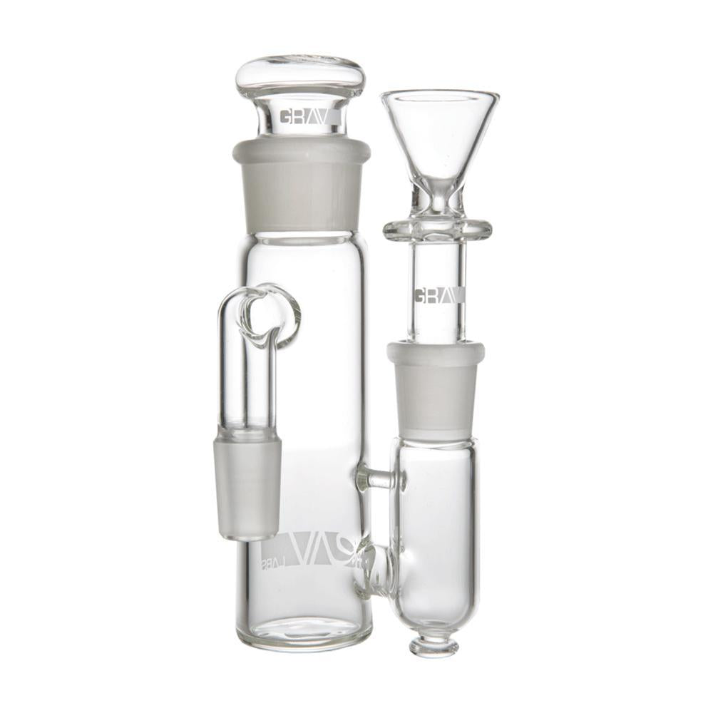 5.5" Phoenix Ash Catcher - 90 degree angle | 19mm joint - Clear